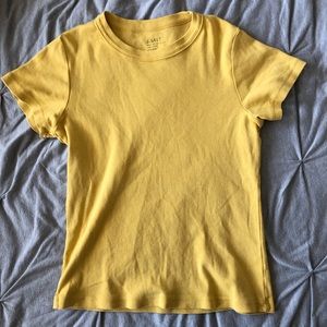 yellow brandy melville t shirt